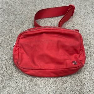 Lululemon Red Belt Bag